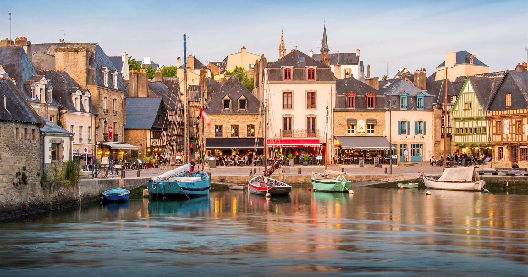 Port de Saint-Goustan, à Auray