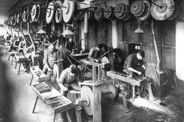 Histoire de Solingen, un ancien atelier de couteau