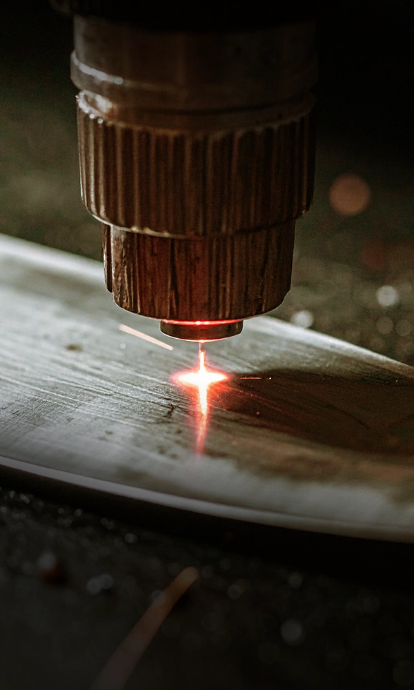 Personnalisation gravure laser d'un couteau